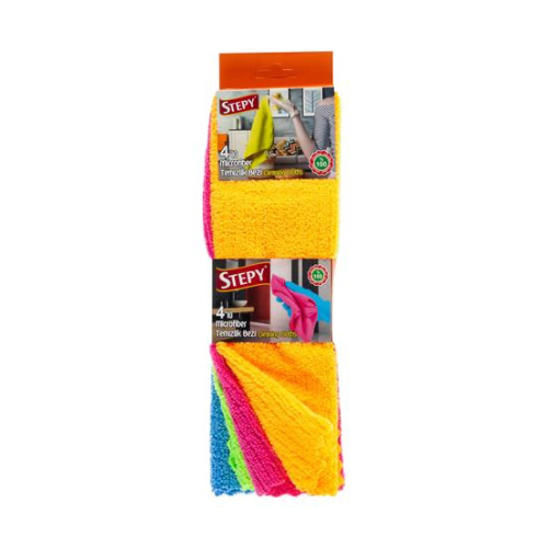 Stepy Mikrofiber Temizlik Bezi (4'lü)