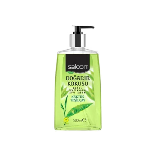 Saloon Sıvı Sabun Doğanın Kokusu Kaktüs ve Yeşil Çay (500 ml)