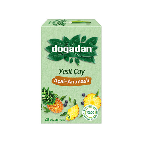 Doğadan Yeşil Çay Açai Ananaslı (20'li)