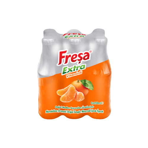 Freşa Extra Mandalina Gazlı İçecek (6 x 200 ml)