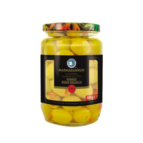 Marmarabirlik Dolgulu Yeşil Zeytin (400 g)