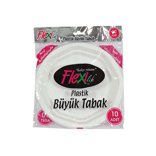 Flexi Life Büyük Tabak (10'lu)