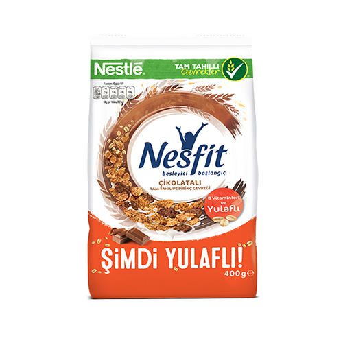 Nestlé Nesfit Çikolatalı Tam Tahıl ve Pirinç Gevreği (400 g)